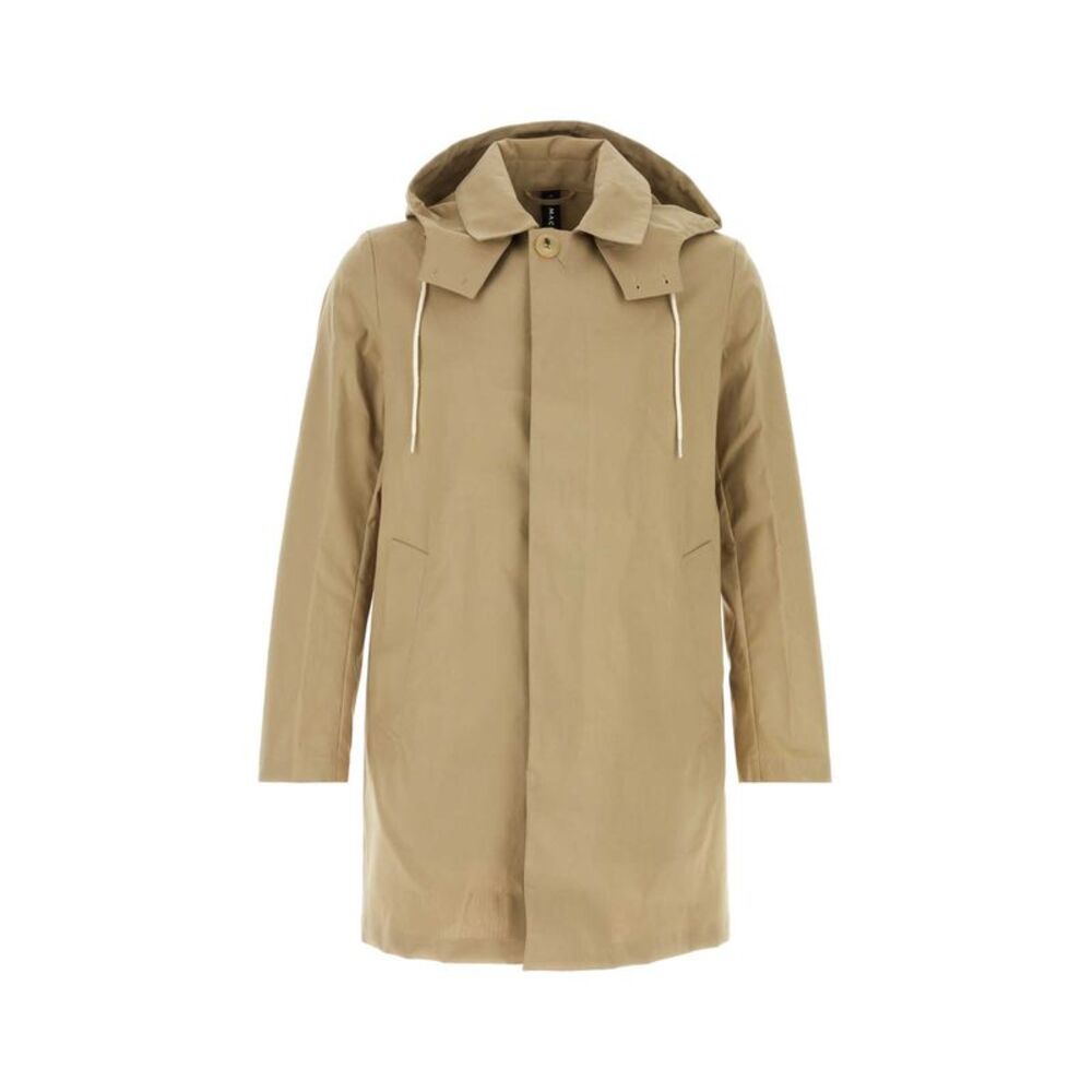 Mackintosh Men Beige Cotton Cambridge Raincoat
